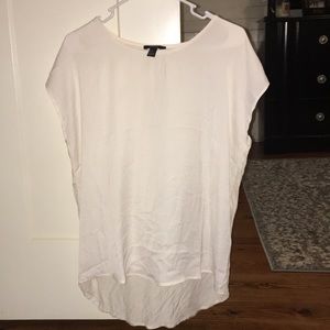 White silky dress shirt